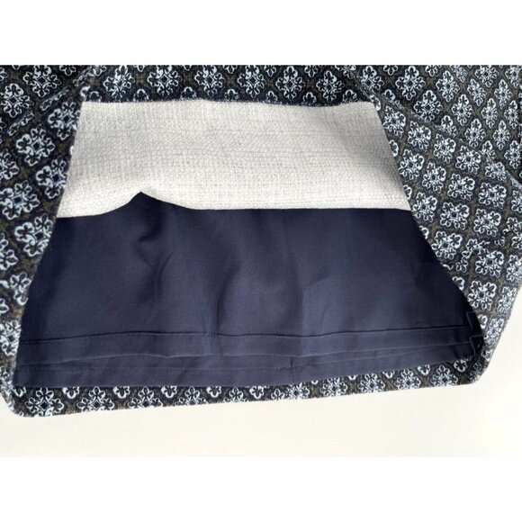 Ann Taylor Geometric Print Mini Skirt Petite Size 6 - Picture 4 of 7